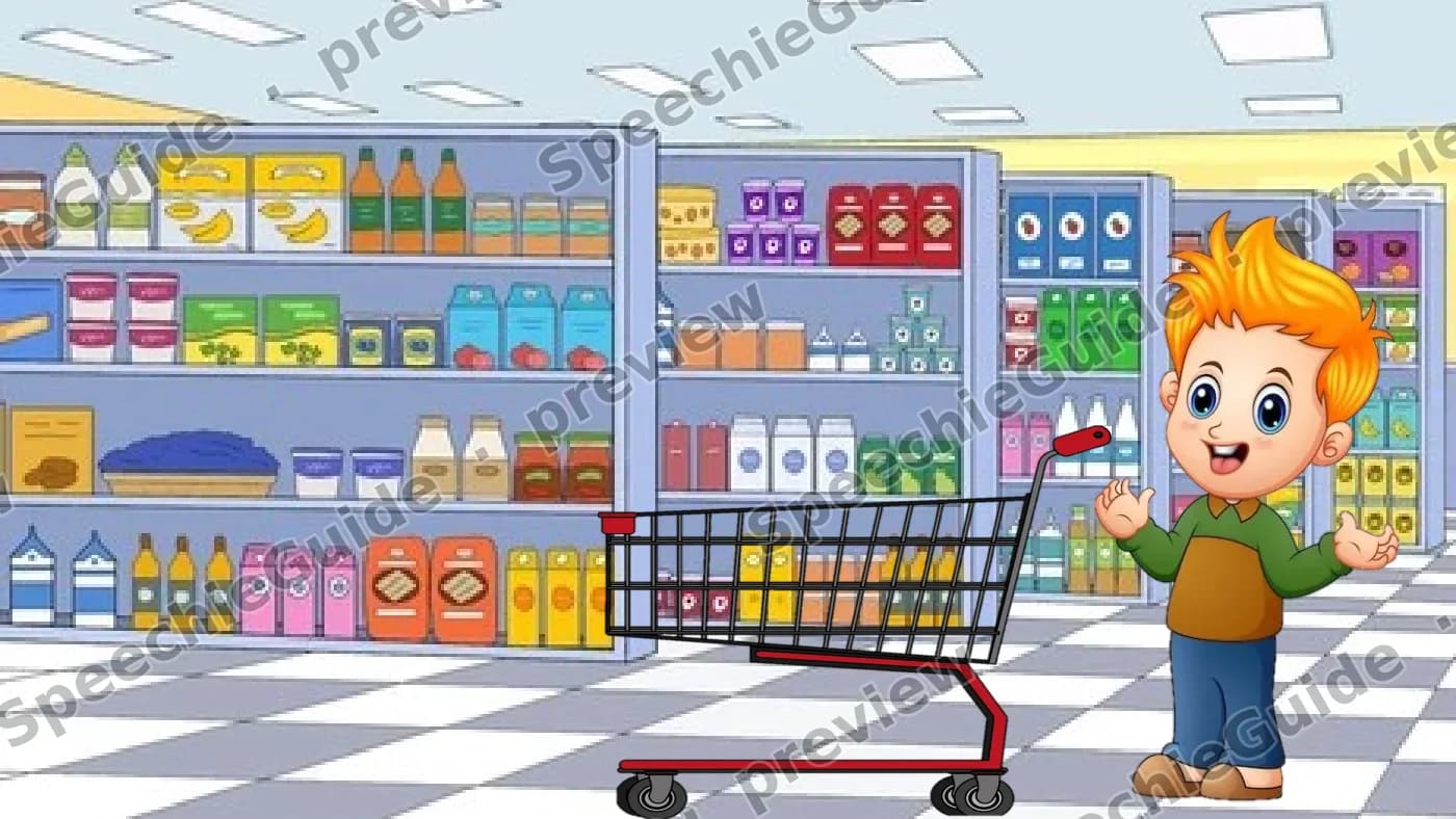 Slide 1 of 17 — Supermarket memory Game