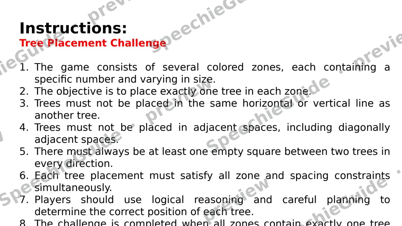 Cover slide of Executive Functioning Tree challenge